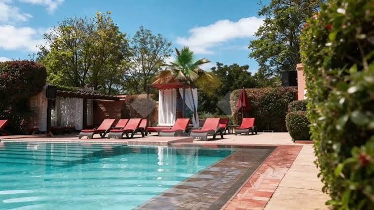 Swimming pool at Eldeco 7 Peaks